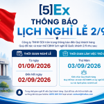 THÔNG BÁO LỊCH NGHỈ LỄ QUỐC KHÁNH 02/09/2026